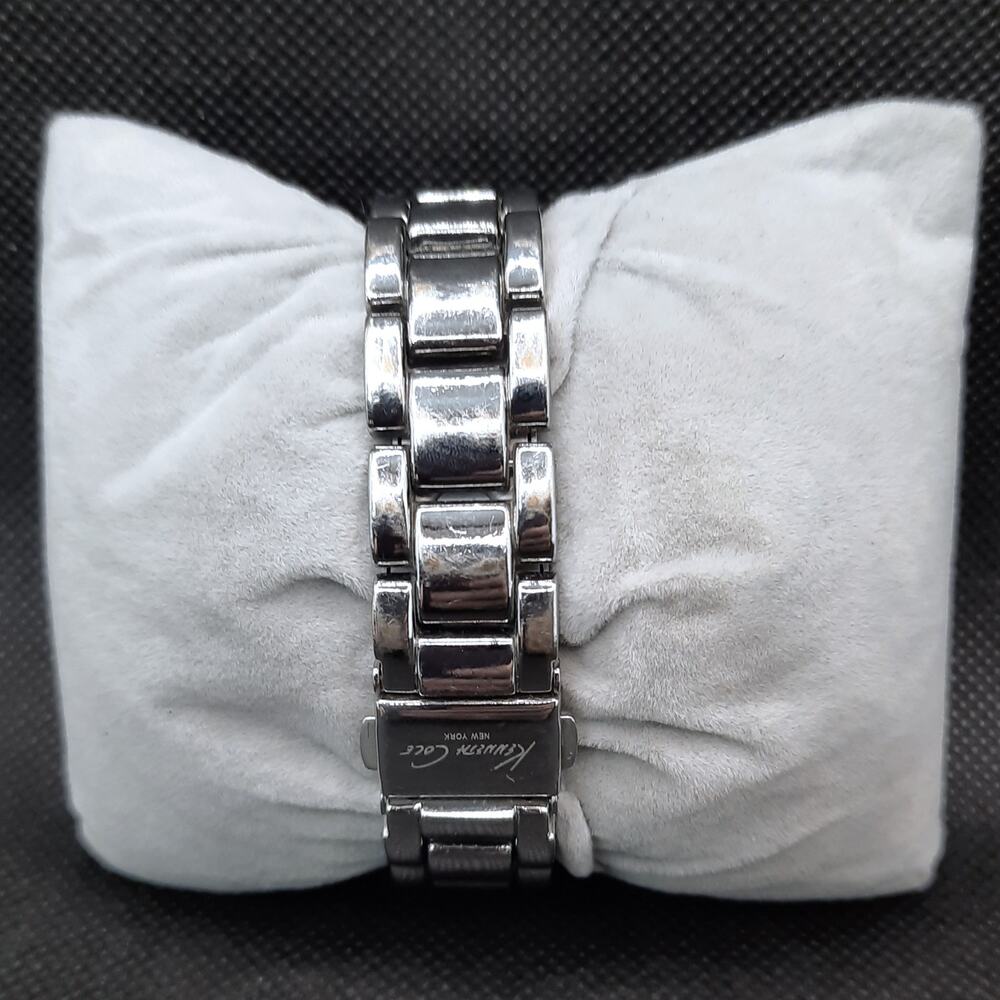 Kenneth Cole NY Women's Watch Square Face Stainless Steel Band Quartz KCW4010 - Picture 5 of 12